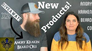 Angry Kraken Beard Co NEW Products Review! + GIVEAWAY!