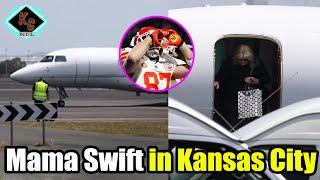 Taylor's mother Andrea Swift was in Kansas City to support Travis Kelce's game at Arrowhead Stadium