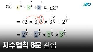 [수Ⅰ][LV 1] 3강. 지수_지수법칙