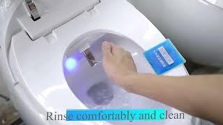 New Design Bathroom Sanitary Ware One Piece Intelligent Toilet Automatic Round Smart Toilets