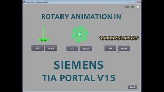 TIA Portal Animation - Agitator, Fan and Conveyor animation in WinCC Runtime Advance