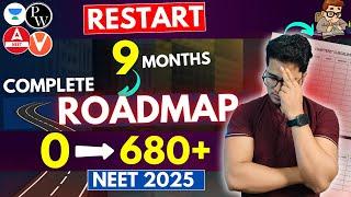 Restart: 9 Months Strategy to Crack Neet 2025 from Zero | How to Score 680+ in Neet 2025 | No Reneet