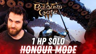 Baldur's Gate 3 SOLO 1 HP CHALLENGE | HONOUR MODE DIFFICULTY | PART 3 | (PC 2024)