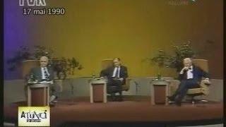 Radu Câmpeanu, Ion Raţiu şi Ion Iliescu - dezbatere alegeri prezidenţiale 1990