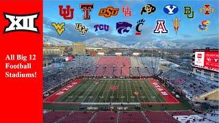 All Big 12 Football Stadiums!