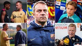 Barcelona News ft Hansi Flick’s training OVERHAUL, a SURPRISE exit & Koeman hits out (again)