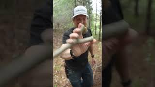 Make Your Own Slingshot in the Woods #slingshot #trickshot #lifehack #tipandtricks #diy