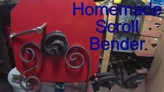 Homemade Scroll bender