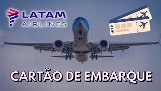 Como é o CARTÃO DE EMBARQUE DA LATAM? | Check In automomático