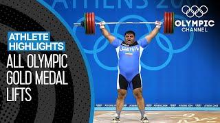 All Hossein Rezazadeh's  Weightlifting Olympic Medal Lifts | Athlete Highlights