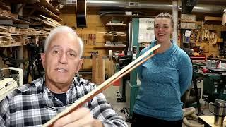 Vlog #148 Jelly in the Shop Repairing A Violin Bow While Cust Waits