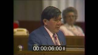 Мұхтар Шахановтың 1989 жылы Кремльде сөйлеген сөзі