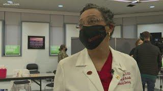 Black health care workers in Louisville receive COVID-19 vaccine