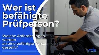 [DGUV V3 Prüfung] Welche Anforderungen muss eine befähigte Person erfüllen?