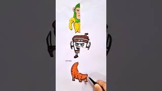 Italian Brainrot art #shorts #art #brainrot #puzzle
