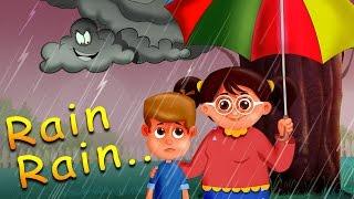 Nursery Rhyme Rain Rain Go Away Come Again Another Day | English Rhythms For KidsI Kids Song Channel