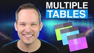 Should I Use One or Multiple Tables? No Code Best Practices
