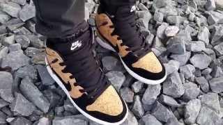 NIKE SB DUNK HIGH PREMIUM "CORK" BLACK/WHITE/HAZELNUT ON FEET REVIEW HEAT!