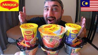 Malaysia's Most Loved Instant Noodles? Trying 6 Maggi Flavours! Maggi Malaysia  