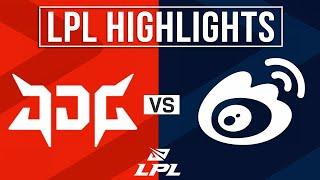 JDG vs WBG Highlights ALL GAMES | LPL 2024 Worlds Regional Qualifier | JD Gaming vs Weibo Gaming