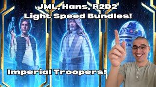 New Light Speed Bundles! JML, Hans, R2D2 (Imperial Troopers)!