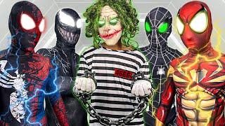 TEAM SPIDER-MAN vs BAD GUY TEAM || LIVE ACTION STORY 7