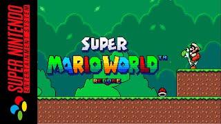 [Longplay] SNES - Super Mario World Redone [Hack] [100%] (4K, 60FPS)