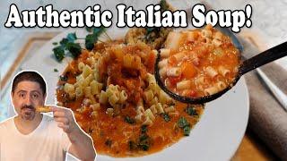 Italian Pasta and Fagioli Soup Homemade