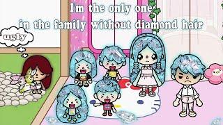 I'm the only one in the family without diamond hair/ Toca Life Story | Toca Boca Live |