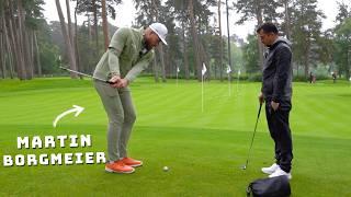 WORLD LONG DRIVE Champion Martin Borgmeier has a SHORT GAME lesson with Dan!!