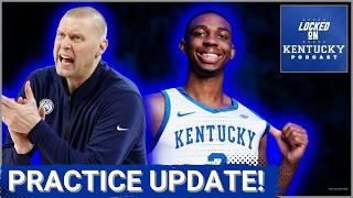 Mark Pope is fired up for Kentucky basketball's practice! | Kentucky Wildcats Podcast