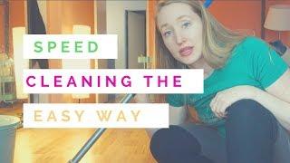 Speed Cleaning the Easy Way |full small house cleaning in under 20 minutes|