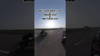 BMW S1000RR 2022 VS KAWASAKI ZX10R VS S1000RR 2023 #ytshorts #youtubeshorts #kawasakizx10rr #s1000rr