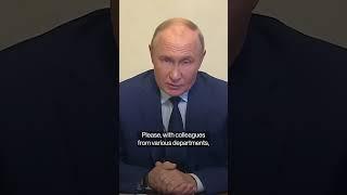 Russia's Putin on the #Ukraine incursion #war #shorts