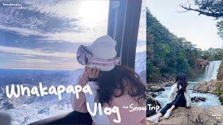 Whakapapa Snow Trip Vlog⏐Whakapapa skifield⏐Mt Ruapehu⏐Tawhai Falls ⏐