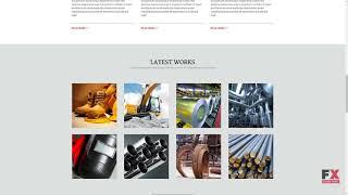 Industrial Company PSD Template TMT | Free Template  Algernon Monroe