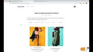 Add full ecommerce to Ghost in 37 seconds