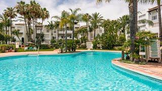 Luxury 2 bedroom penthouse for sale in the beachfront community of Costalita, Estepona