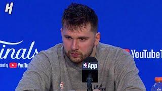 Luka Doncic talks Game 2 Loss vs Celtics, FULL Postgame Interview 