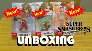 UNBOXING the NEW AMIIBO | Ken, Young Link, Daisy | Smash Bros Ultimate