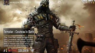 Call of Duty Mobile || "Mythic" Templar - Couteau's Oath #callofdutymobile || Best Mythic Character