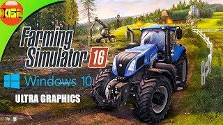 Playing Farming Simulator 16 on windows 10 PC! How good it is?