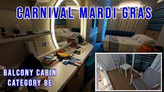 Carnival Mardi Gras Balcony Cabin Walkthrough