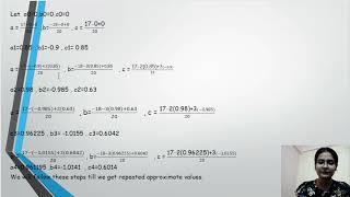 NUMERICAL ANALYSIS question 2 of end sem paper