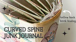 Curved Spine junk journal tutorial