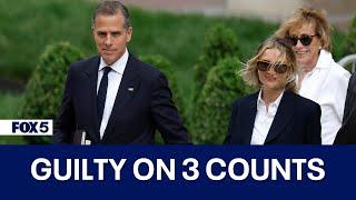 Hunter Biden found guilty on 3 counts in gun trial: LIVE FROM COURTHOUSE