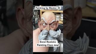 Semi Realistic Painting of Master Roshi #dragonball #masterroshi #dbz