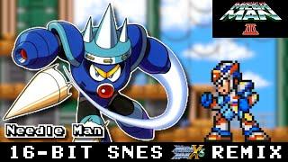 [16-Bit;SNES]Needle Man - Mega Man 3【MMX3 Style, AddmusicK】