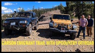 Offroading Enthusiasts Unite: Carson Emigrant Trail Meetup with Upcountry Offroad