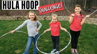 HULA HOOP CHALLENGE AND TRICKS!